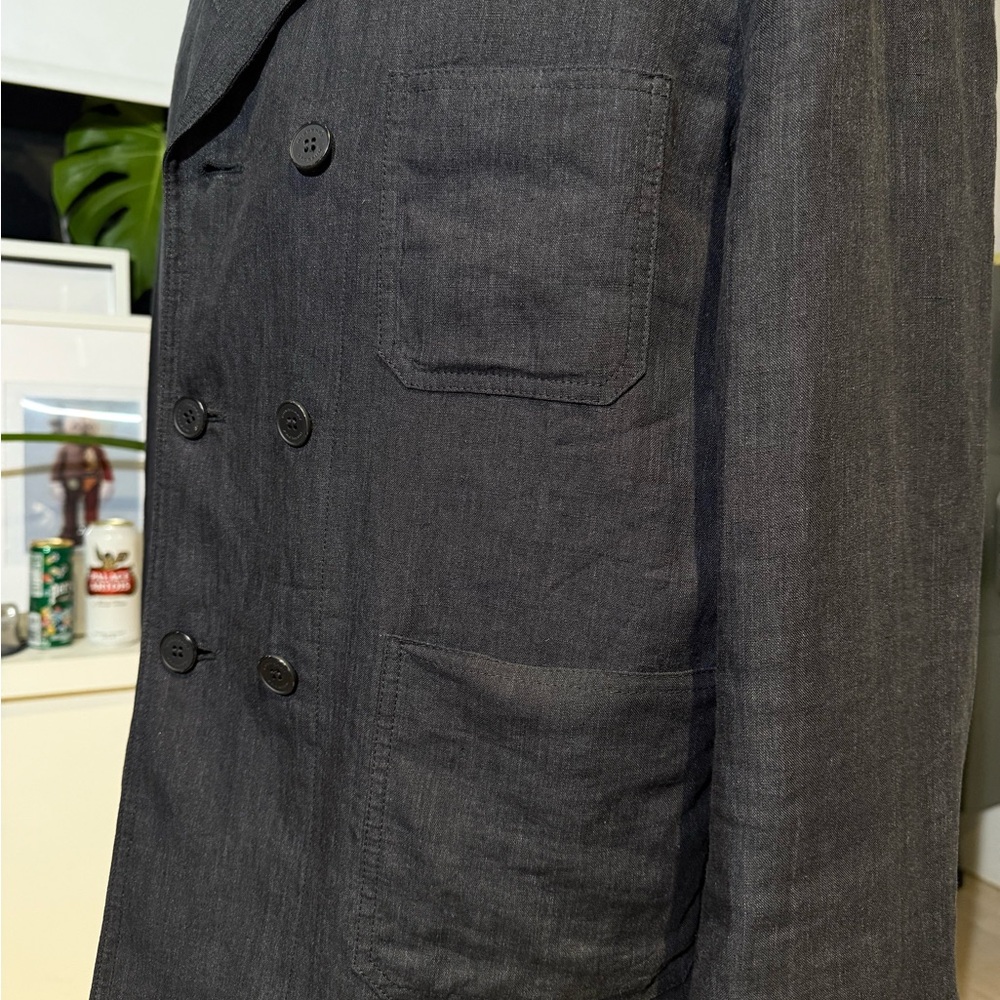 Mens Burberry double breasted Linen Sport Coat/Blazer. - Picture 9 of 15